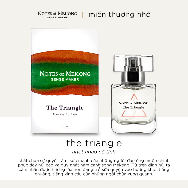 Nước hoa unisex Notes of Mekong - The Triangle EDP 30ml