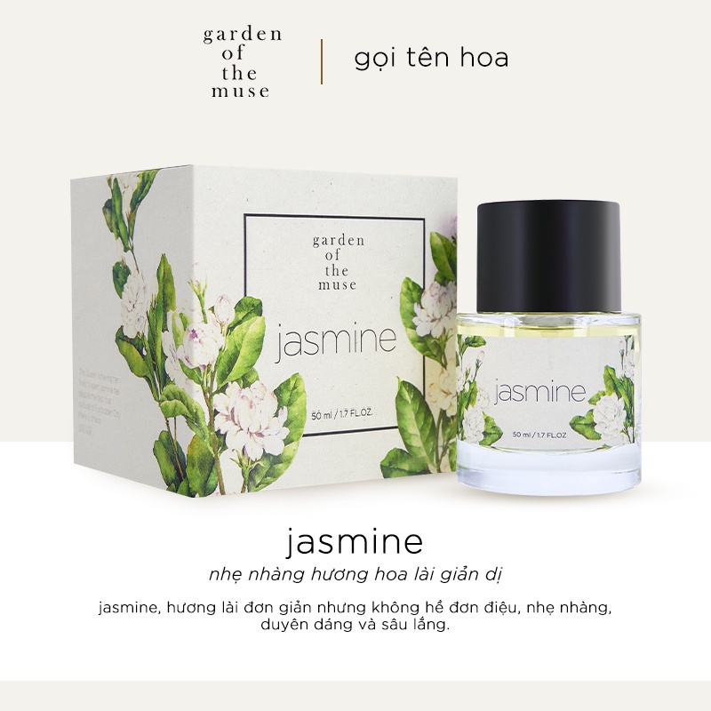 Nước hoa nữ Garden Of The Muse - Jasmine EDP 50ml - Hương Hoa Nhài