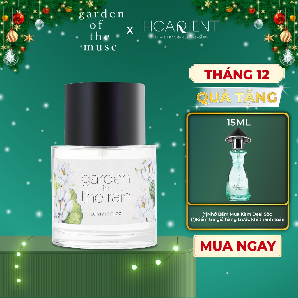 Nước hoa nữ Garden Of The Muse - Garden In The Rain EDP 50ml - Hương Hoa Sen