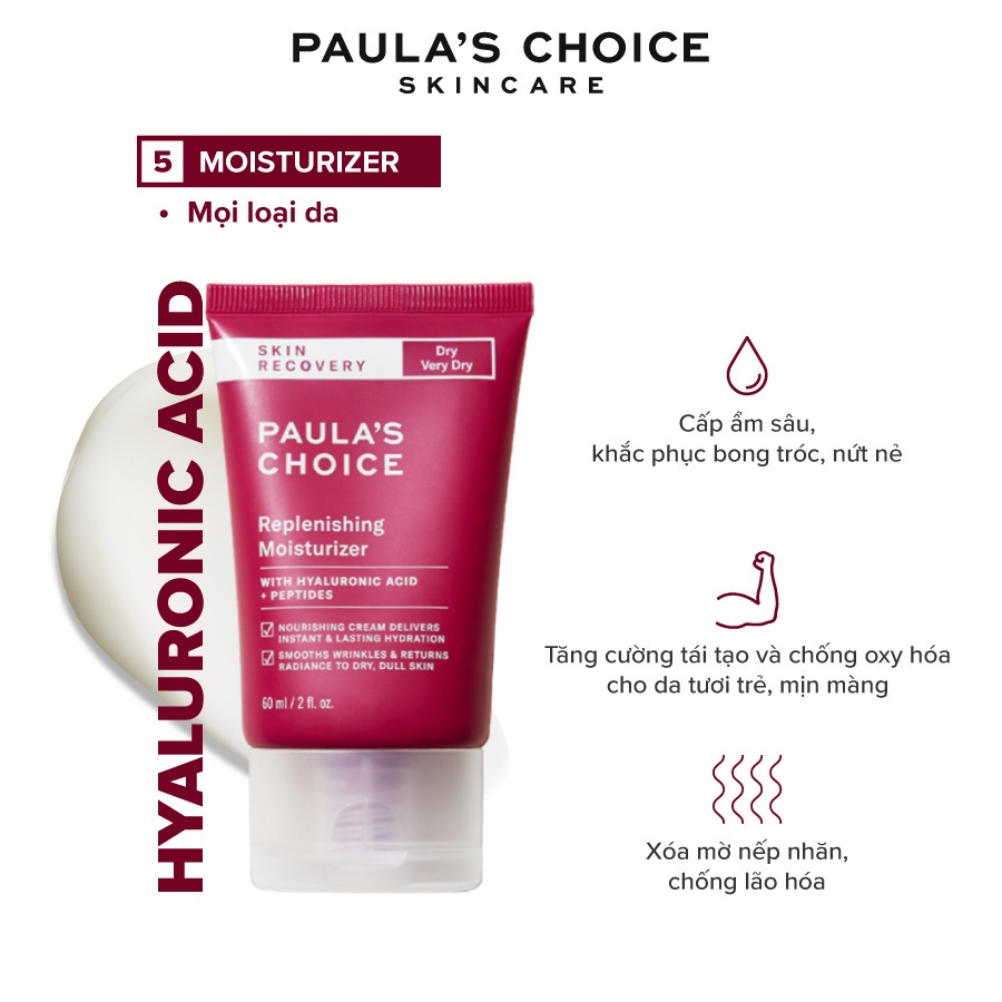 Kem dưỡng ẩm ban đêm dịu nhẹ Paula's Choice Skin Recovery Replenishing Moisturizer 60 ml mã 1860