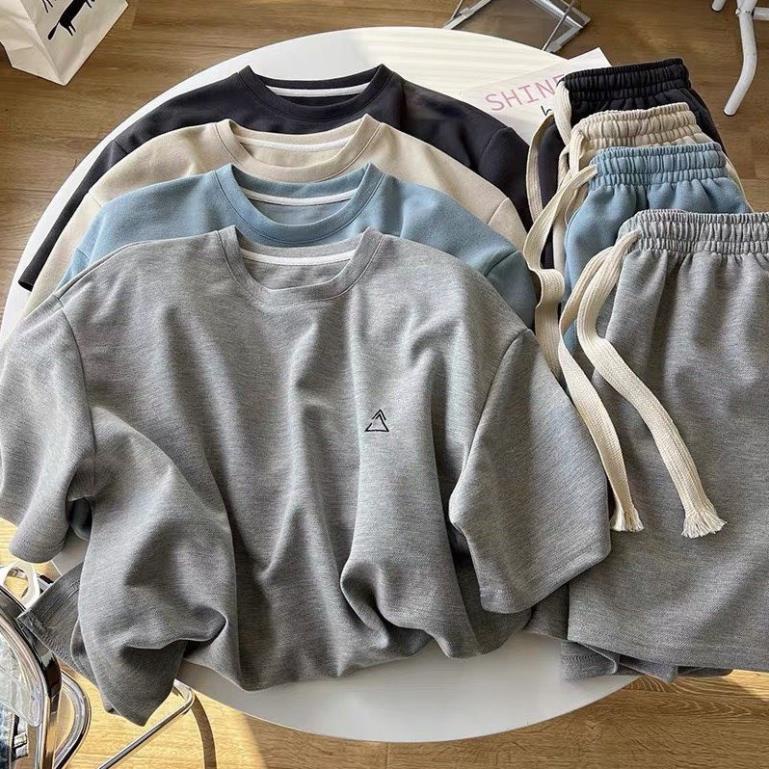 Set bộ đồ nữ dây rút bản to chất bo cotton dầy AO22