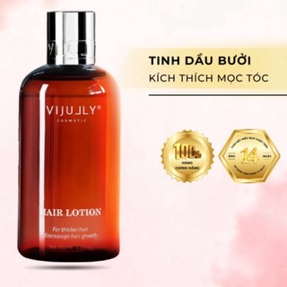 Tinh dầu bưởi kích thích mọc tóc nhanh vijully dạng chai 150ml - xịt mọc tóc tinh dầu bưởi vijully 150ml