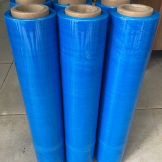 Màng bọc PE màu xanh nặng 2,4kg khổ 50cmMàng bọc. Quấn hàng