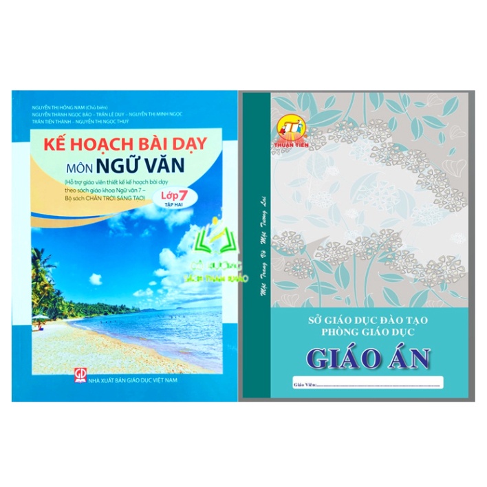 Sách - Kế hoạch bài dạy môn Ngữ văn lớp 7 - tập hai + Bán kèm sổ giáo án A4