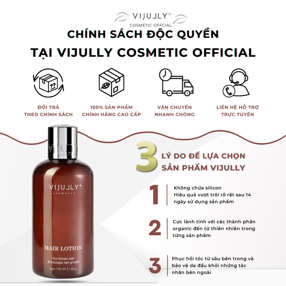 Xịt Mọc Tóc VIJULLY Tinh Dầu Bưởi ViJully Kích Thích Tóc Mọc Nhanh Chai 150ml [ Hàng Chính Hãng ]