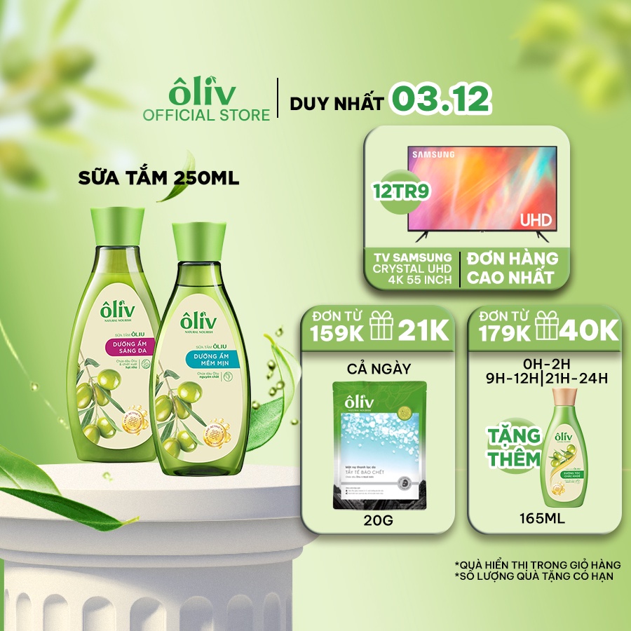 Sữa Tắm Ôliv Dưỡng Ẩm 250ml