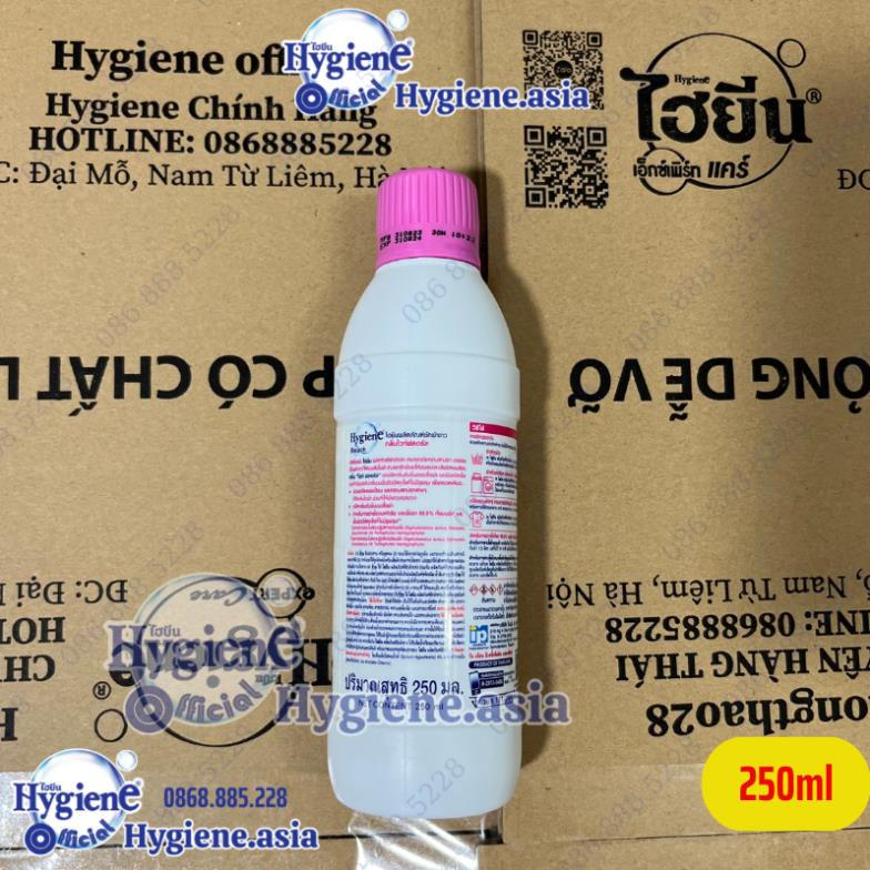 Thuốc tẩy mốc quần áo trắng/màu Hygiene Thái Lan 250ml Siêu Sạch Không Gây Mùi Tẩy
