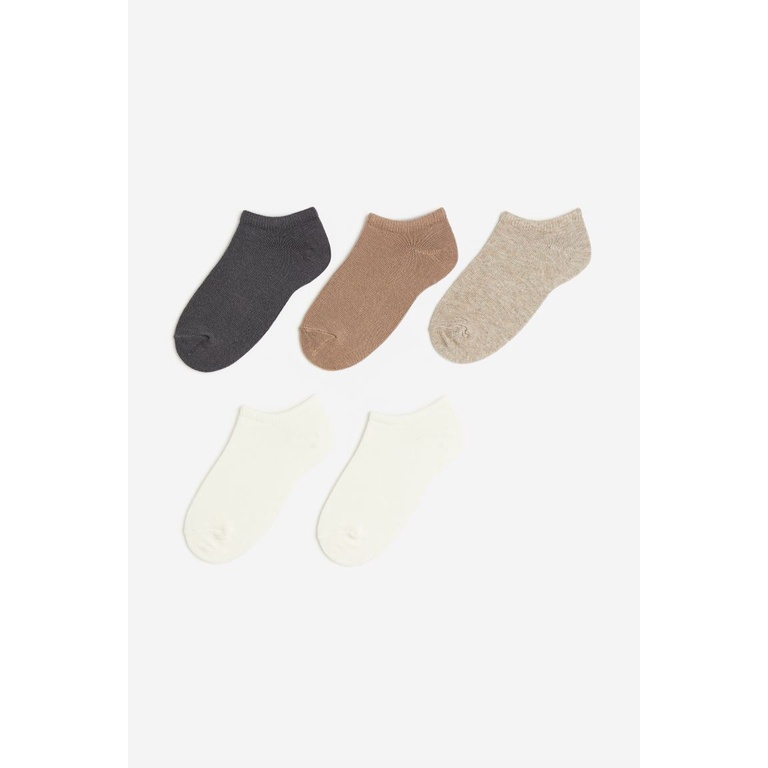 Set 5 đôi tất cổ thấp size 34/36 1164939002 HM H&M_hàng chính hãng authentic