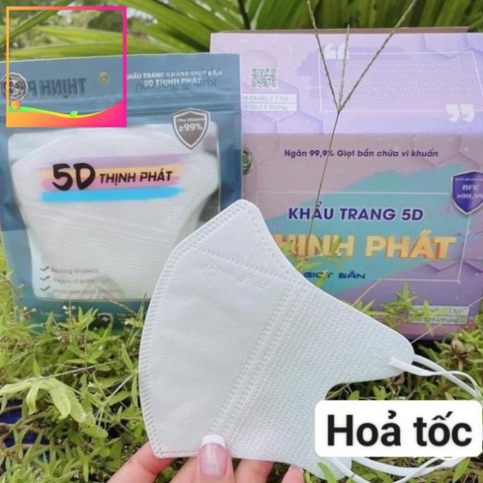 xv 98 Khẩu trang 5D Thịnh Phát 1 Hộp 100 Chiếc Hàng Chính Hãng - Khẩu trang chính hãng thịnh phát hộp 100 chiếc