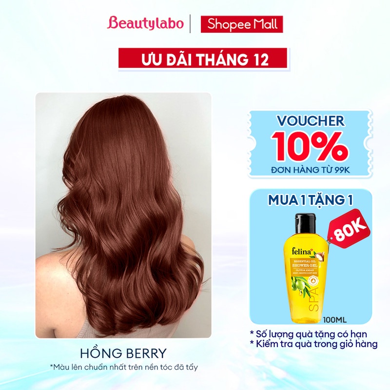 Thuốc nhuộm tóc dạng kem Beautylabo Vanity 133ml nhuộm dưỡng tóc mềm mượt chuẩn Nhật