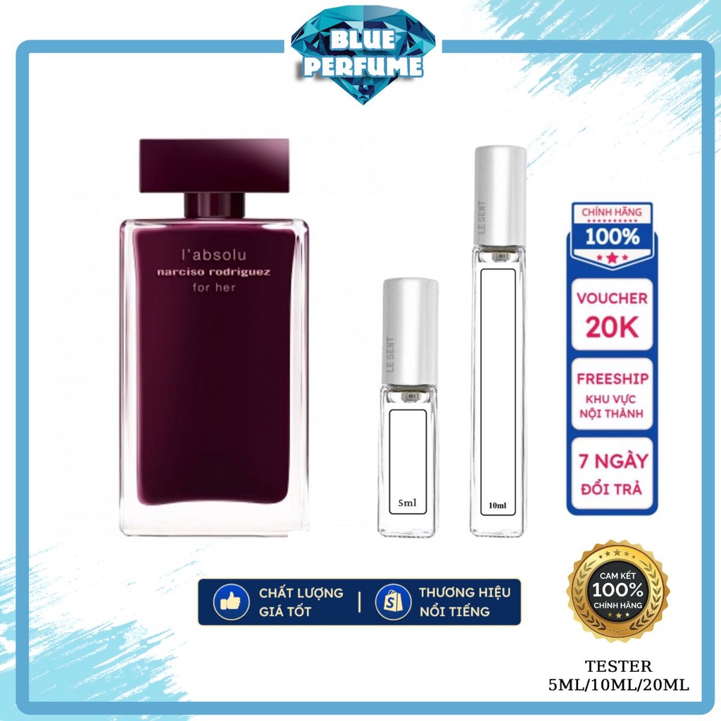 💎 Nước Hoa Narciso l'absolu EDP 10ml Nar tím)