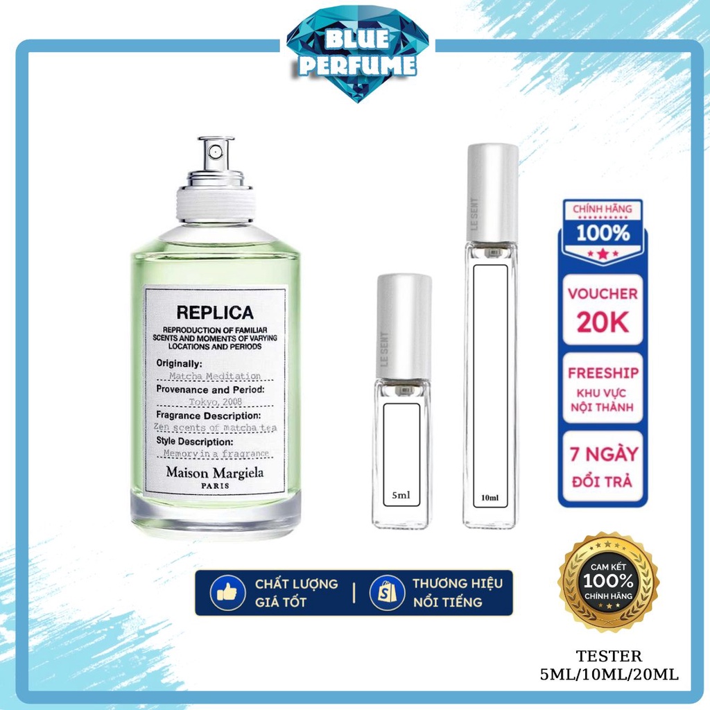 💎 Nước hoa unisex  𝐑𝐄𝐏𝐋𝐈𝐂𝐀 Matcha Meditation EDT 10ml