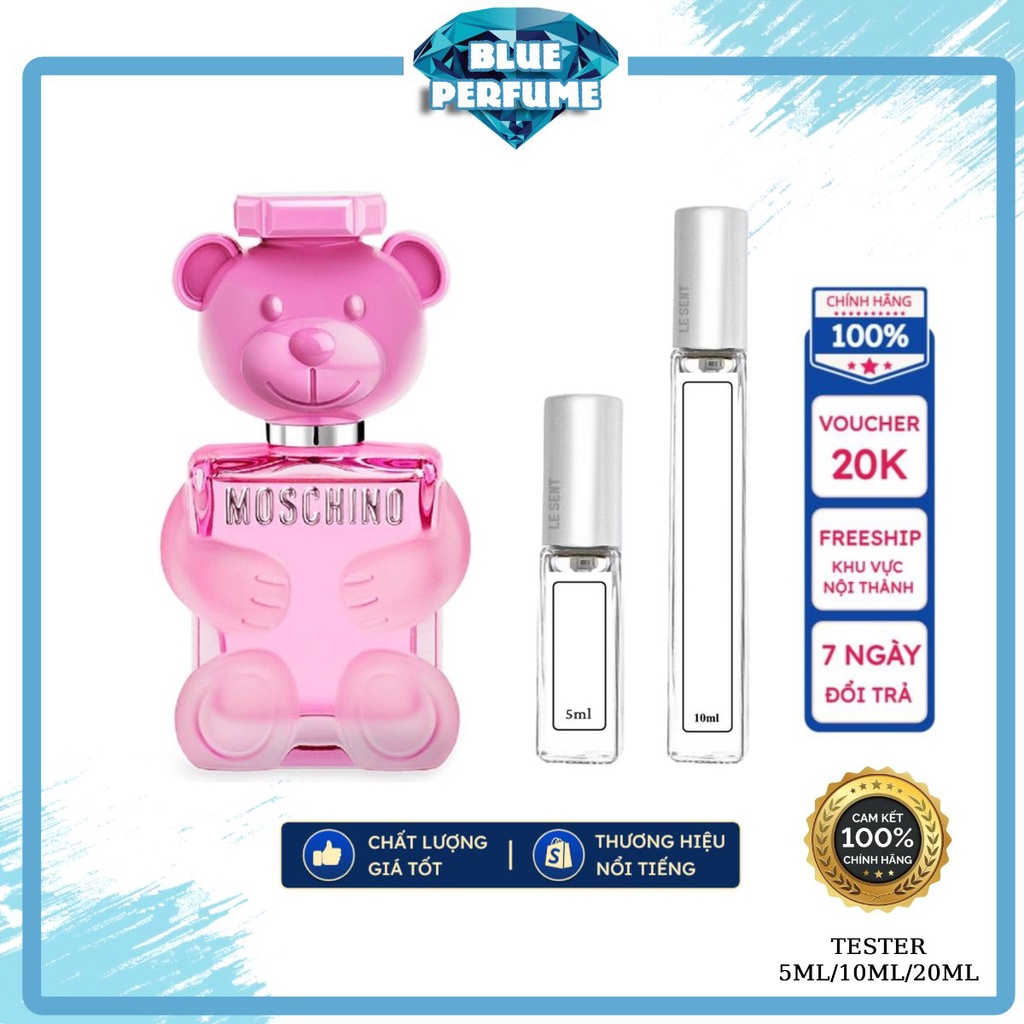 💎 Nước hoa Moschino Toy 2 Bubble Gum 10ml Gấu Hồng - 𝗣𝗲𝗿𝗳𝘂𝗺𝗲.𝗦𝘁𝗼𝗿𝗲 💎