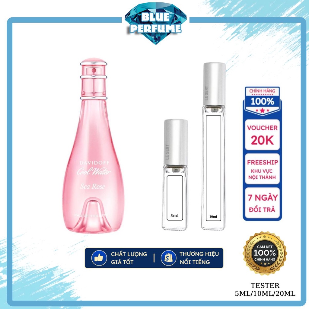 💎 Nước hoa DAVIDOFF - Cool Water Sea Rose for Woman EDT 10ml - 𝗣𝗲𝗿𝗳𝘂𝗺𝗲.𝗦𝘁𝗼𝗿𝗲 💎