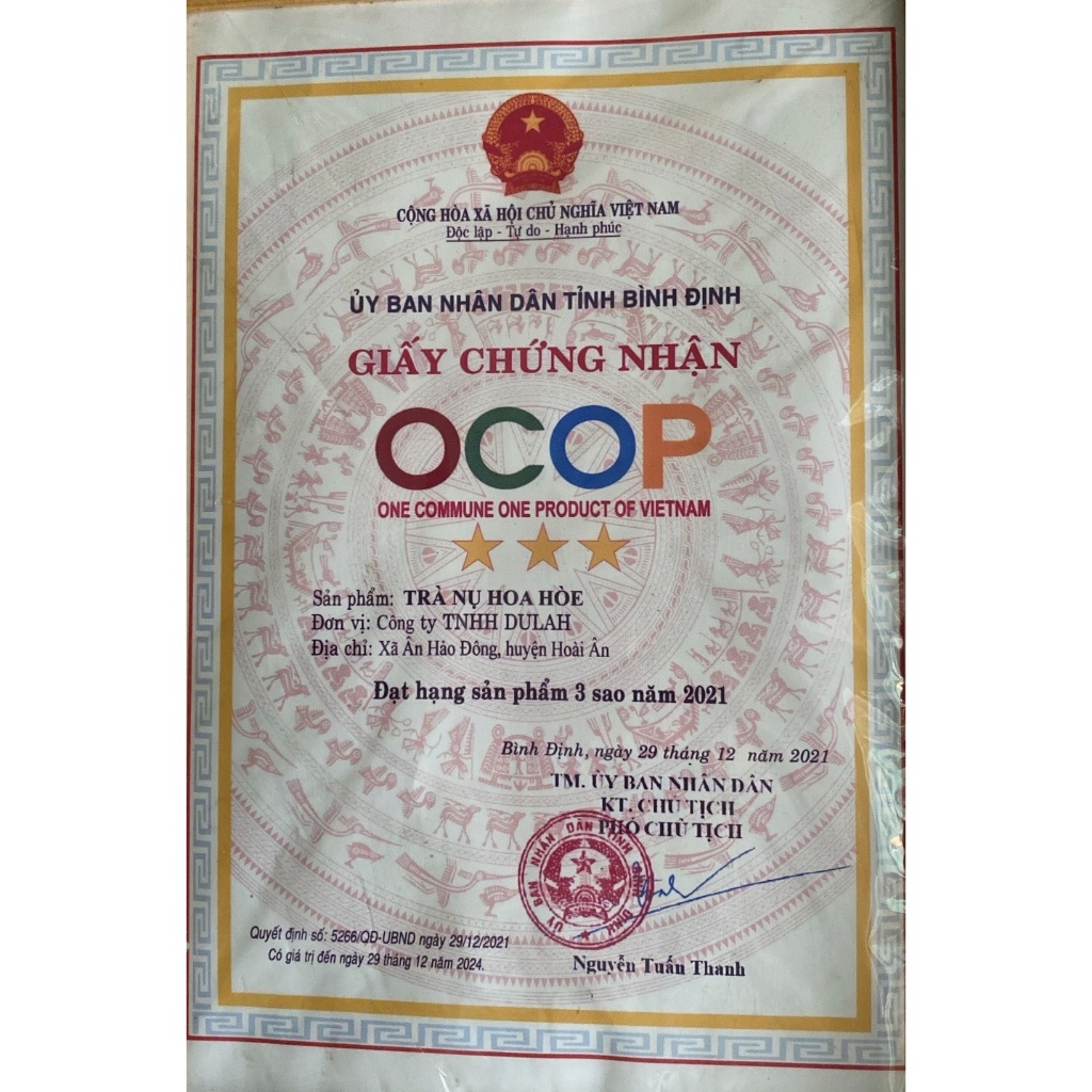 Trà Nụ Hoa Hòe hỗ trợ điều hòa huyết áp cao, an thần dễ ngủ dạng túi lọc 40gr