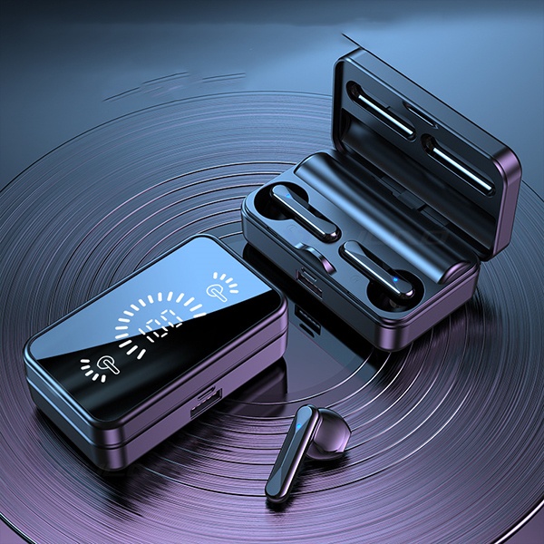 Tai Nghe Bluetooth Mini S20 Phối Mặt Gương Với 3D Touch LED Chống Thấm Nước - PT.SHOP