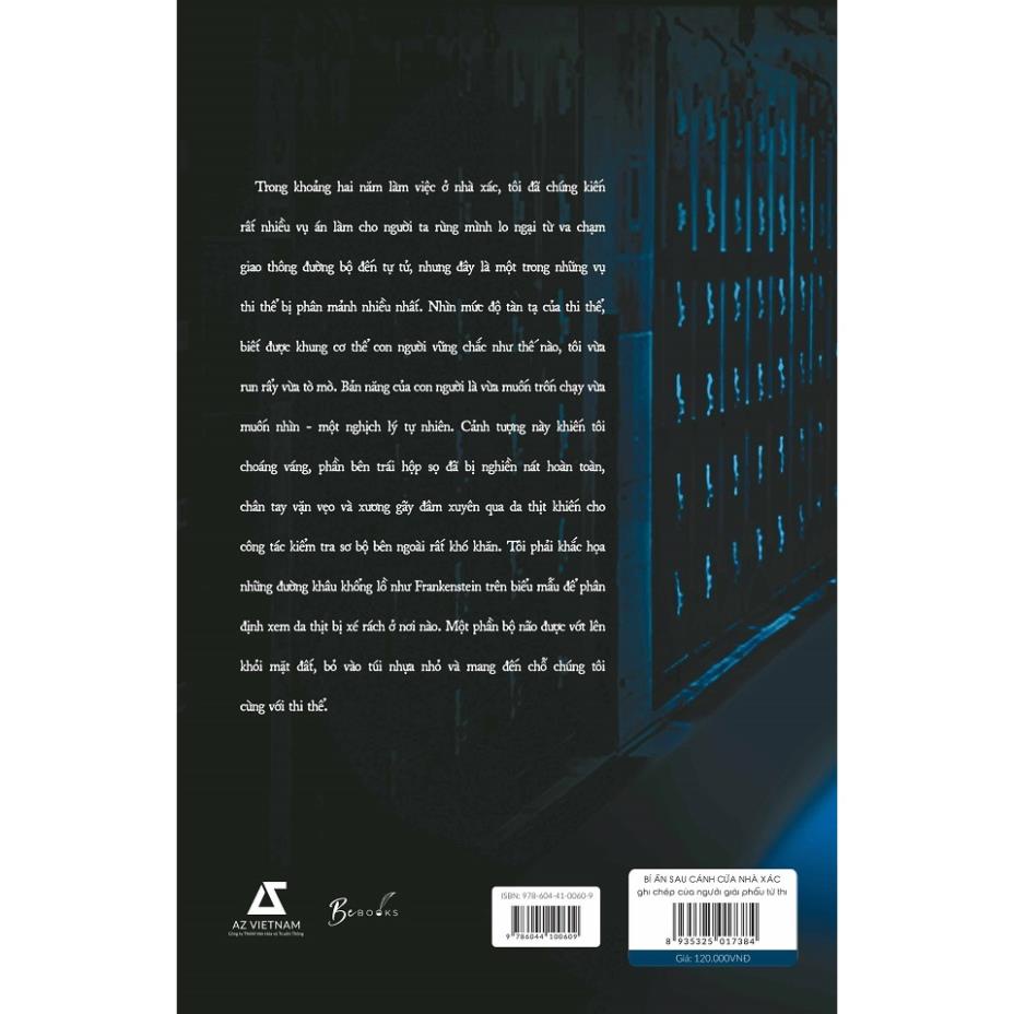 Sách - Bí Ẩn Sau Cánh Cửa Nhà Xác - Ghi Chép Của Người Giải Phẫu Tử Thi - AZVietNam