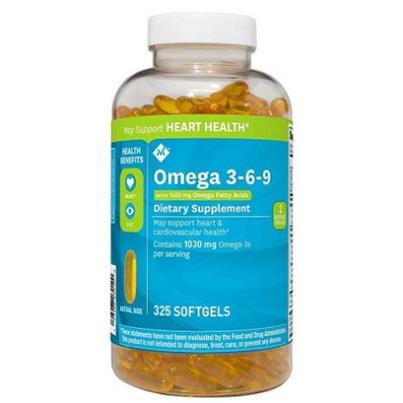 Omega 369, Viên Uống Dầu Cá Omega 3-6-9 Heart Health 325 viên của Mỹ SeeMe beauty