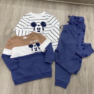 Bộ nỉ mickey hãng disney CA cho bé