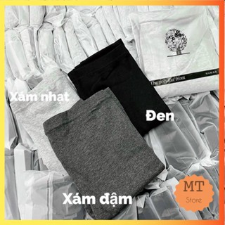 Quần legging len tăm lót lông giữ nhiệt cho nữ 3 màu xám nhạt / xám đậm / đen