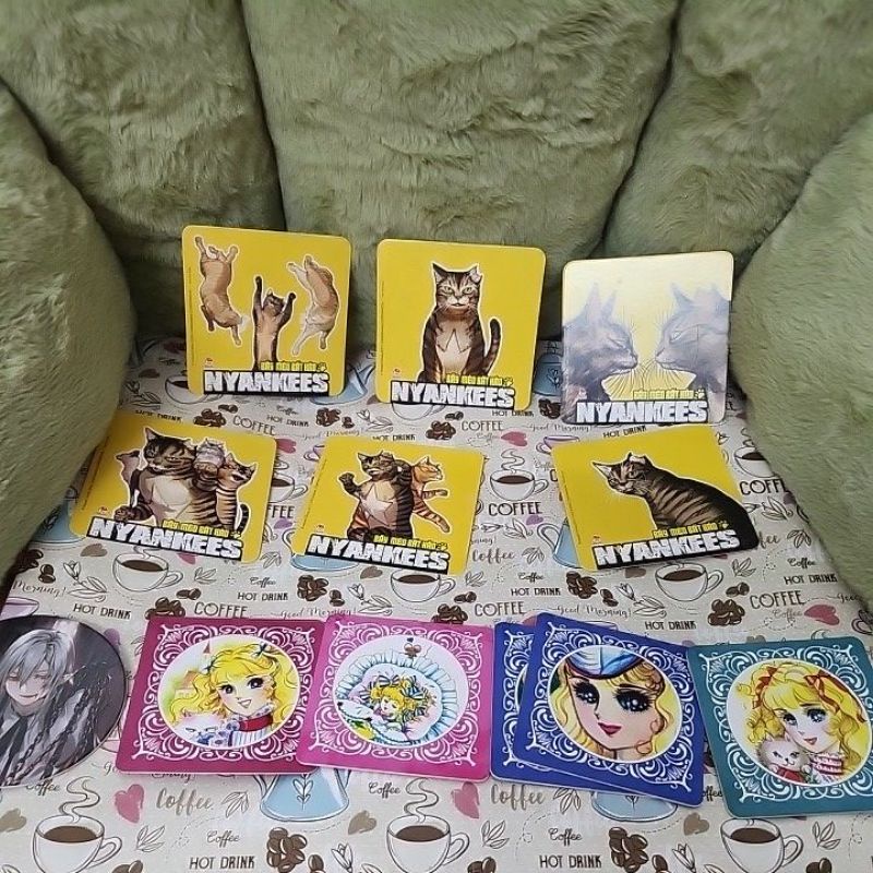 Lót ly manga (lẻ tùy chọn phân loại)