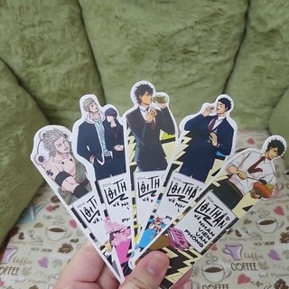 Bookmark bế hình Lôi thần và nhân viên văn phòng