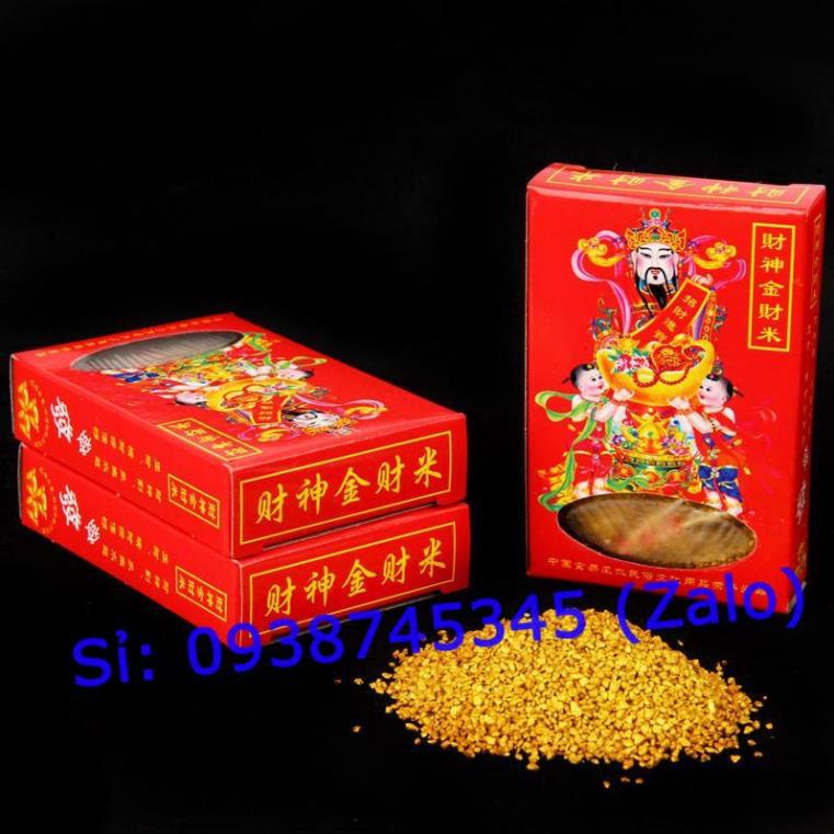 FREESHIP - Gạo vàng thần tài , gạo vàng nạp tài cầu tài Lộc giàu sang Phú quý