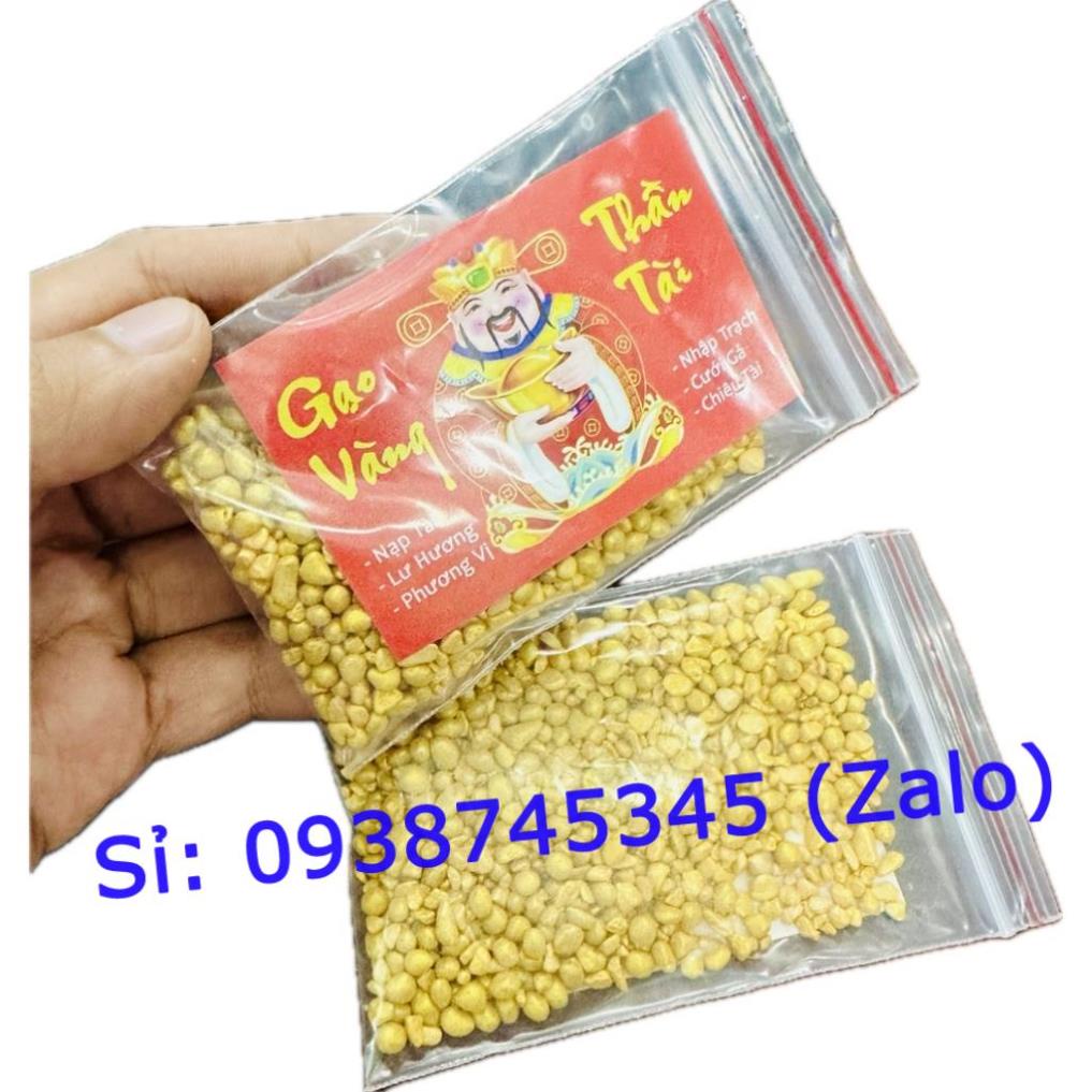 FREESHIP - Gạo vàng thần tài , gạo vàng nạp tài cầu tài Lộc giàu sang Phú quý