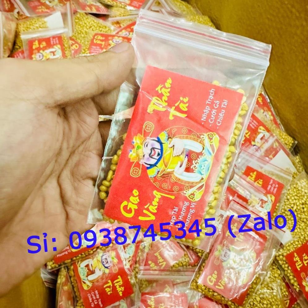 FREESHIP - Gạo vàng thần tài , gạo vàng nạp tài cầu tài Lộc giàu sang Phú quý