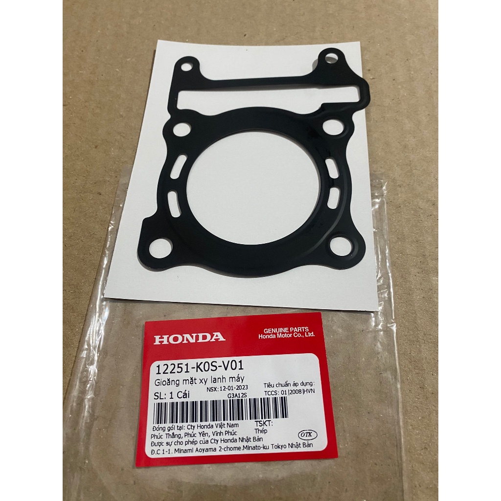 Gioăng mặt xy lanh máy SH 150 (2020-2023) (12251-K0S-V01)