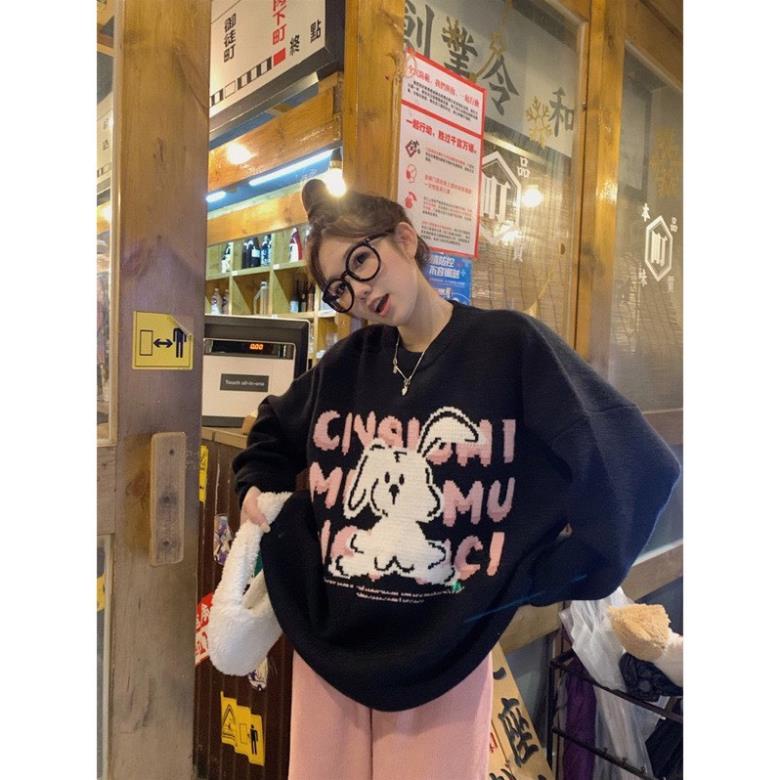 Set Bộ Nữ, Set Bộ Nỉ Hình Thỏ Trắng Chất Liệu Nhung Tăm Dày Dặn Hàng QCCC