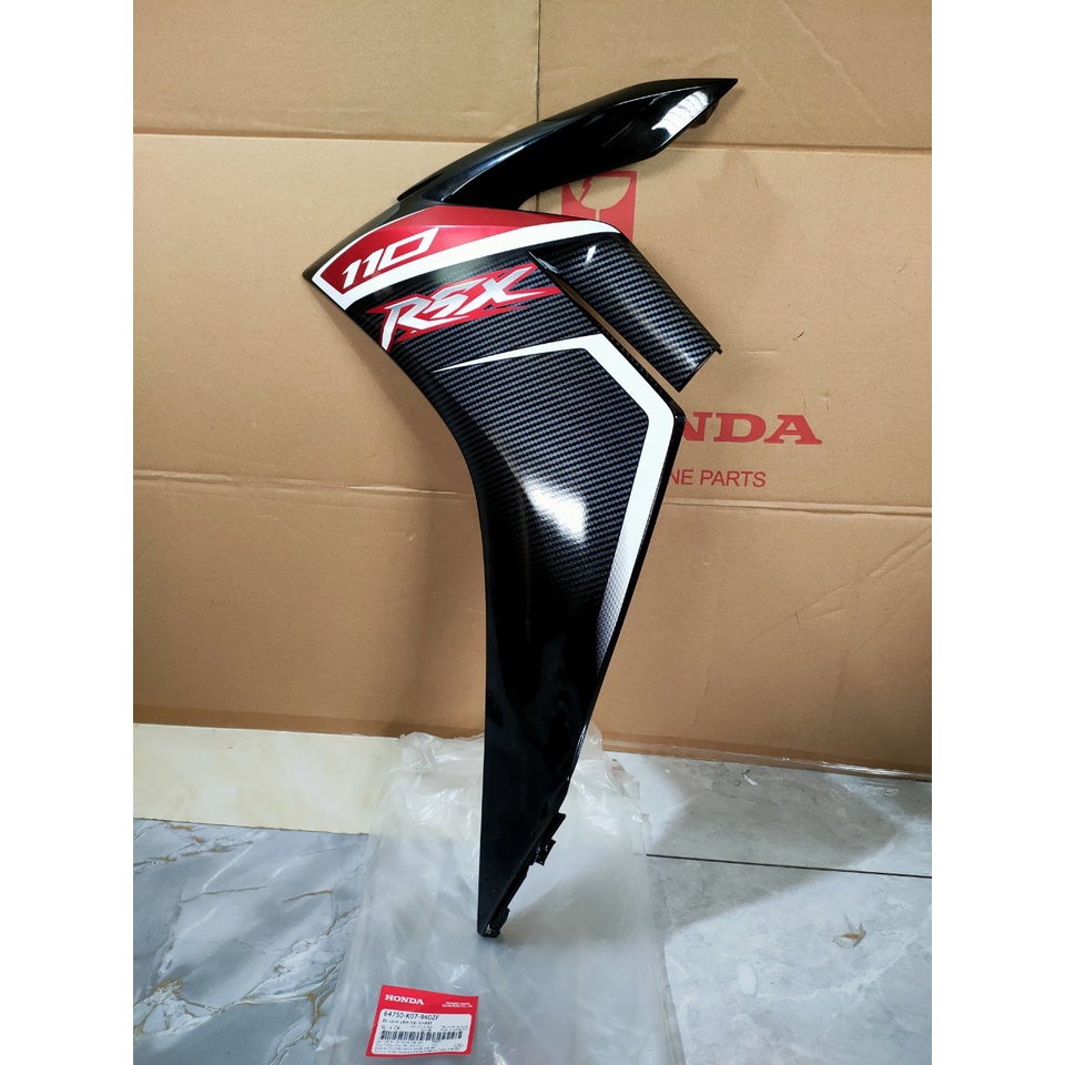 Cánh yếm bên trái | bửng yếm WAVE RSX110 (2012) màu Đen *NHA69* (64750-K07-940ZF)