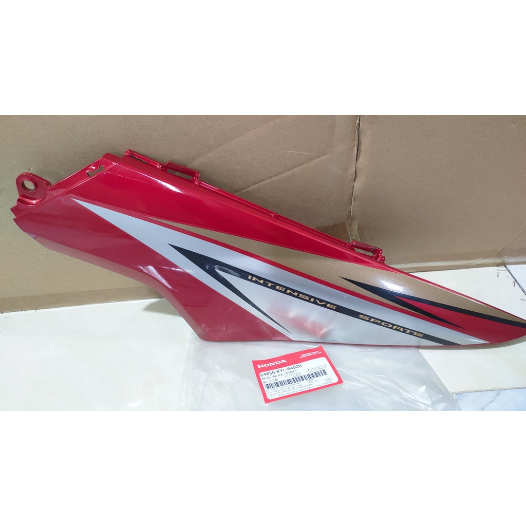 Bộ ốp cốp bên trái Future X (2010) màu Đỏ *R340C* (64850-KYL-840ZB)