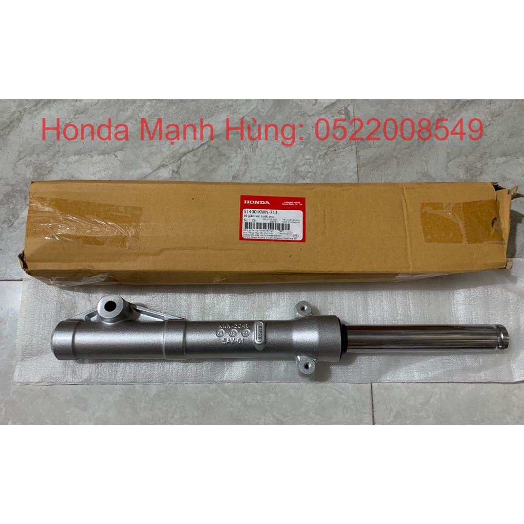 Giảm xóc trước bên phải | phuộc trước PCX 125  màu Bạc