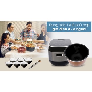 (NEW 100%) Nồi cơm cao tần Sharp 1.8 lít KS-IH191V-BK