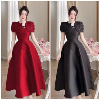 Đầm 2 in 1 cúp choàng nữ hoàng pha lê