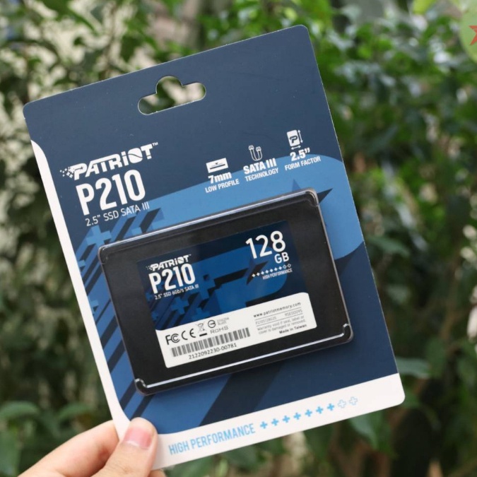 Ổ Cứng SSD SATA III 2.5" PATRIOT P210 Dung Lượng 128G 256G 512G 1TB 2TB Bảo hành 3 năm Hàng Chính Hãng