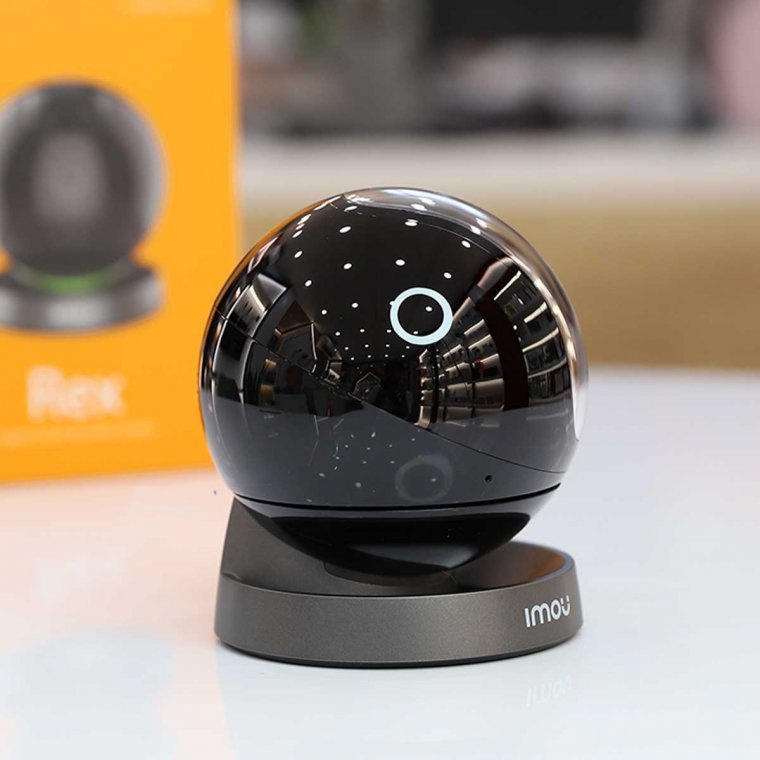 Camera WiFi Trong Nhà xoay 360 IMOU Rex 2E IPC-GK2DP-5C0WE Full Color 5MP H26 Có Báo Đèn Và Hú Còi Đàm Thoại 2 Chiều