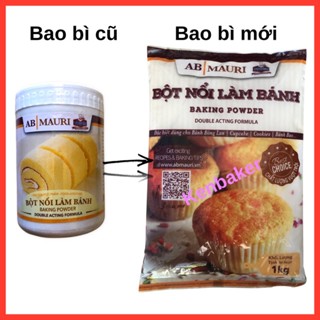Bột nổi  Bột nở  Baking Powder làm bánh Mauri 1kg cao cấp - hanadolambanh