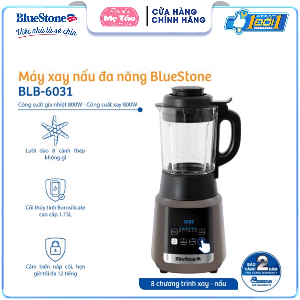 Máy Xay Nấu Đa Năng Bluestone BLB-6031 - Hàng Chính Hãng Bảo Hành 24 Tháng