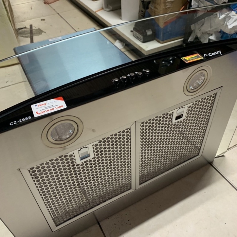 Máy hút mùi kính cong Canzy CZ70TS hàng chuẩn