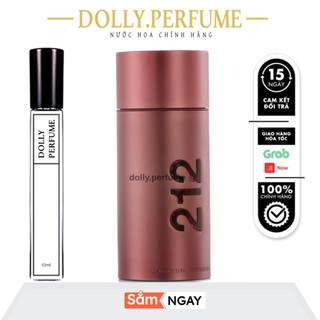Tester nước hoa carolina herrera 212 sexy men edt 10ml