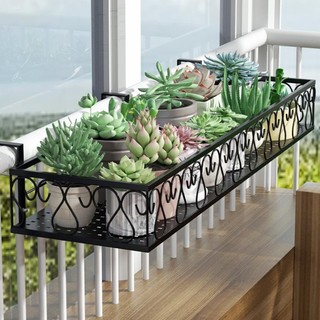 Giá kệ để chậu hoa treo ban công - Phun sơn tĩnh điện 5 lớp- Phụ kiện trang trí sân vườn, nhà cửa