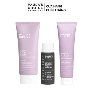 Bộ Sản Phẩm Làm Giảm Viêm Lỗ Chân Lông, Cải Thiện Da Và Chống Nắng Toàn Thân Paula's Choice  5700-2016-2320