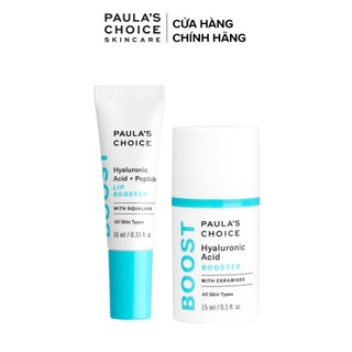 Bộ đôi tăng cường độ ẩm từ Hyaluronic acid Booster và Lip Booster Paula's Choice - 9580-7860