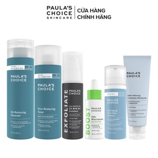[Mã COSPAU1A giảm 8% đơn 400K] Bộ sản phẩm dành cho da dầu Paula’s Choice giúp làm sáng da và thu nhỏ lỗ chân lông - BO3