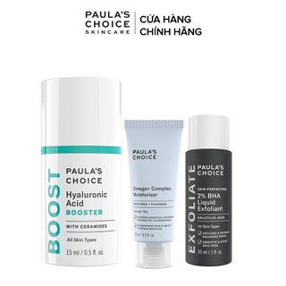 Bộ sản phẩm cấp nước dưỡng ẩm, chống lão hóa Paula's Choice Hyaluronic Acid Booster - 7860.2016.3397