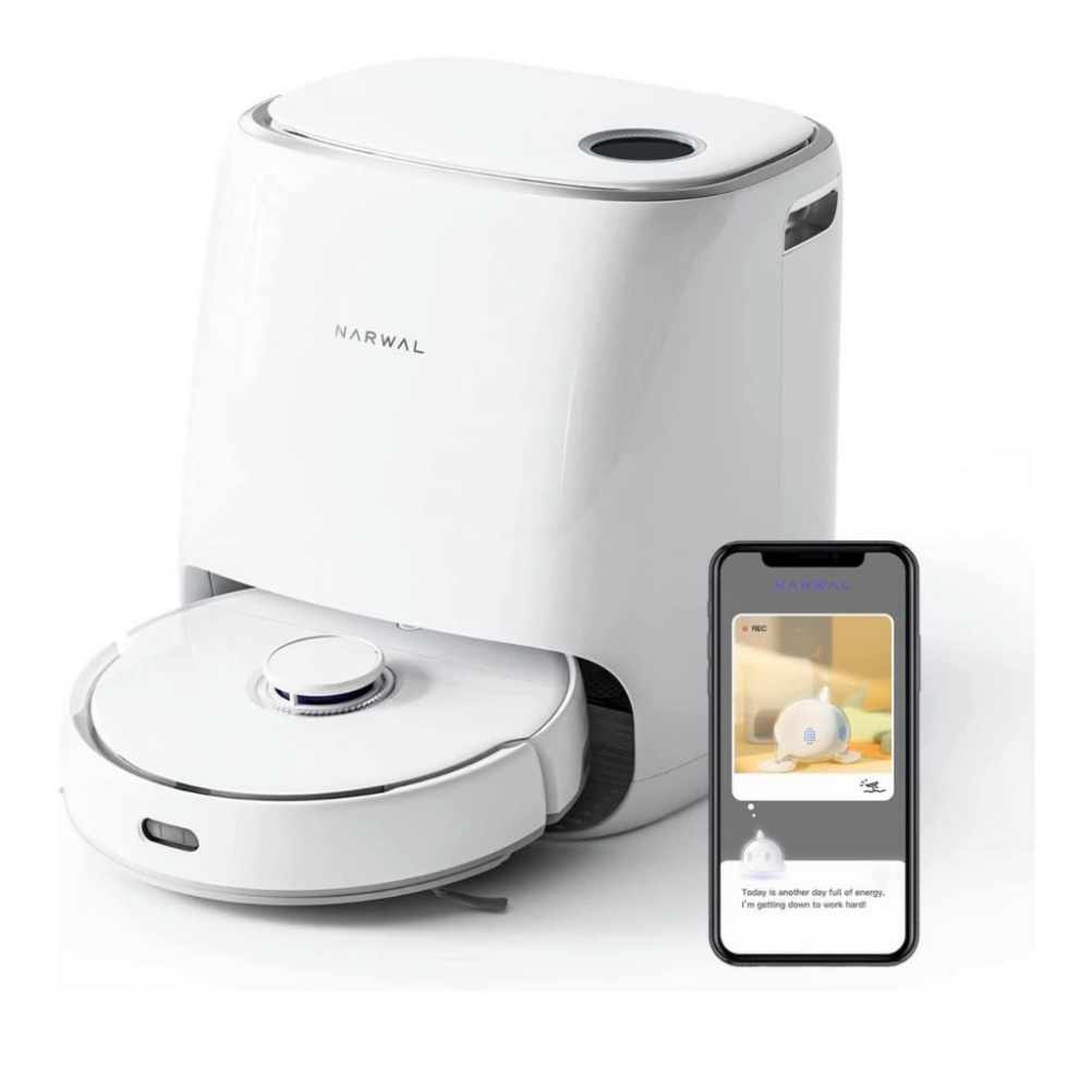 Robot hút bụi lau nhà Narwal Freo  , robot tự giặt giẻ thông minh 2023