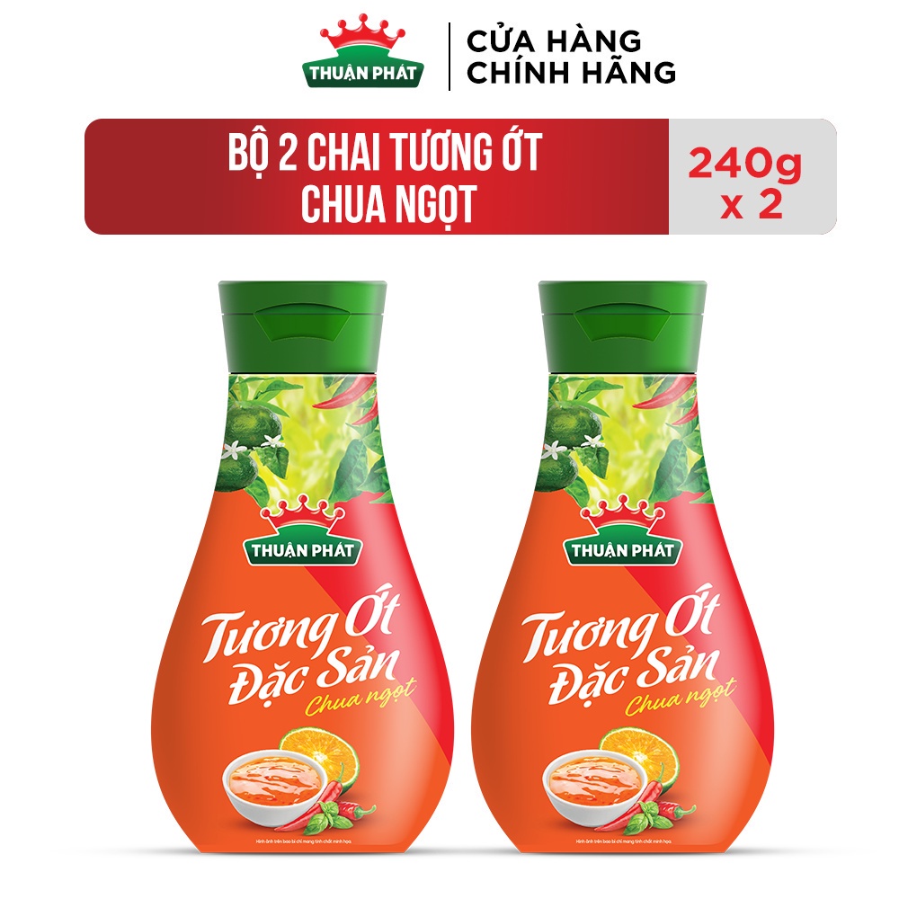 Combo 2 Tương Ớt Thuận Phát Chua Ngọt 240G