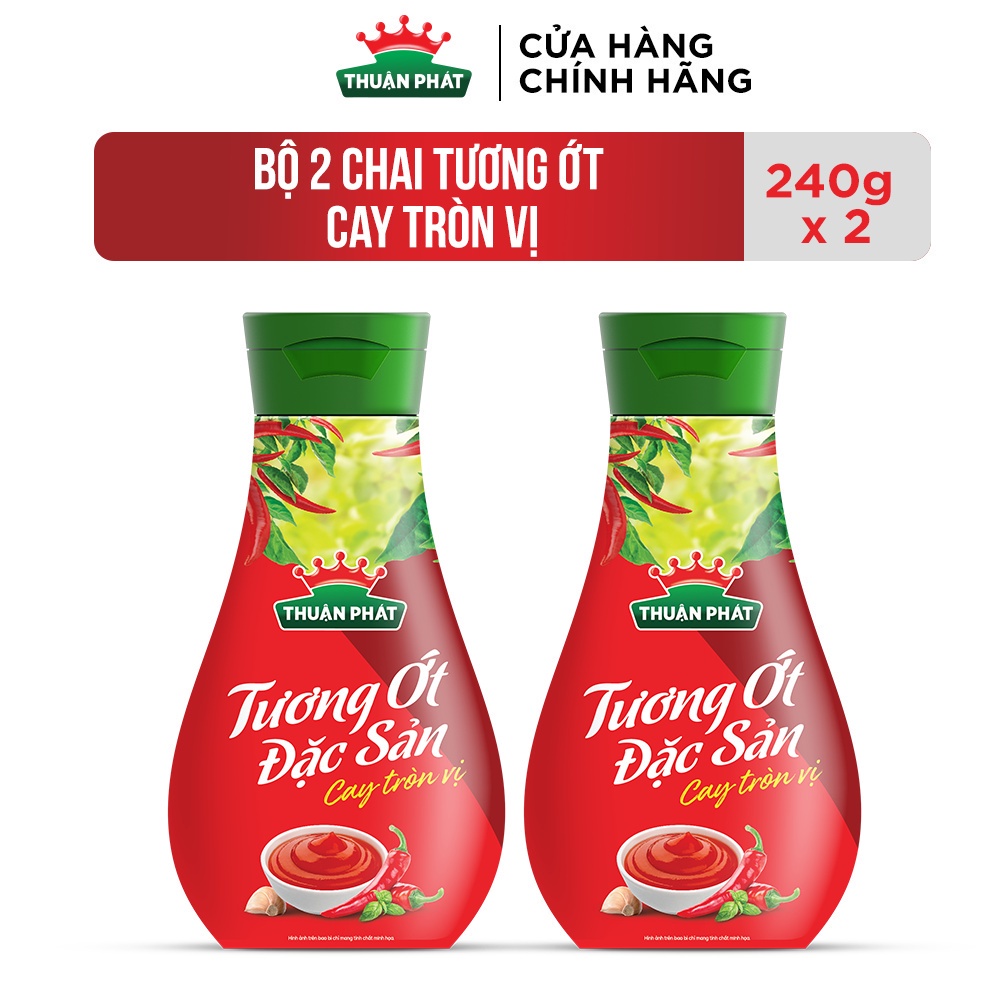 Combo 2 Tương Ớt Thuận Phát Cay Tròn Vị 240G